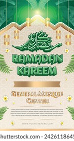 RAMADAN KAREEM EID MUBARAK GREETING DAY ISLAM BANNER BACKGROUND 1