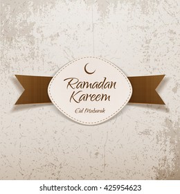 Ramadan Kareem Eid Mubarak greeting Banner