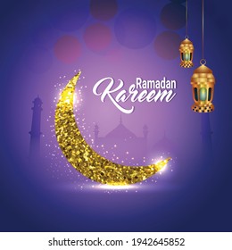 Ramadan kareem or eid mubarak islamic festival 