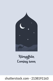 Ramadan Kareem and eid mubarak. Islamic greeting card template with ramadan for wallpaper design. Poster, media banner, and print. Ramadan and eid mubarak vector illustration