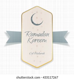 Ramadan Kareem Eid Mubarak Poster