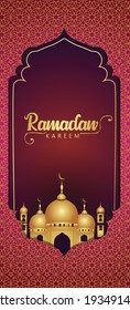 ramadan kareem an eid mubarak web banner design. vector illustration