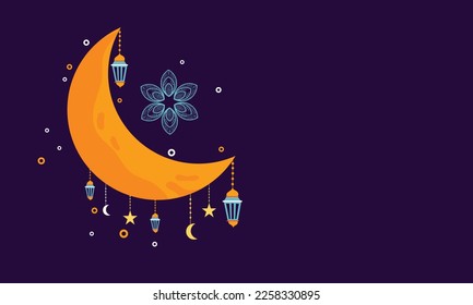 ramadan kareem eid-al fitr poster template with ornament lettern and mosque vector background design
for background and landing page ramadan event