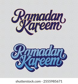 Ramadan Kareem Elegant islamic typography