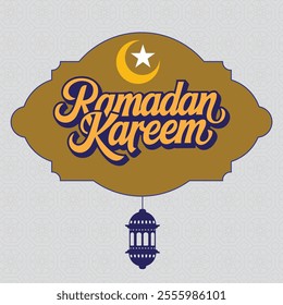 Ramadan Kareem Elegant islamic typography