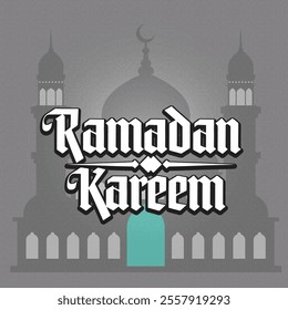Ramadan Kareem Elegant islamic typography