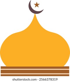 Ramadan Kareem Element Isolated on White Background. Vector Illustration