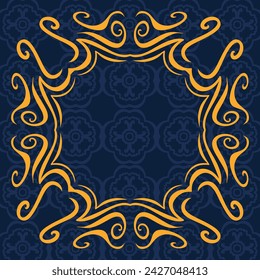Ramadan Kareem empty blue background for your designs,etc Eps10 