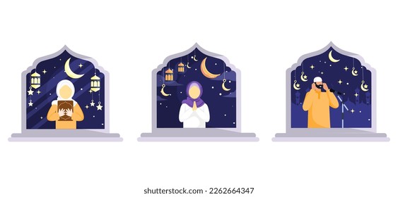 Ramadan Kareem Flat Bundle Design