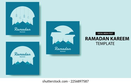 Ramadan Kareem Flat Bundle Template