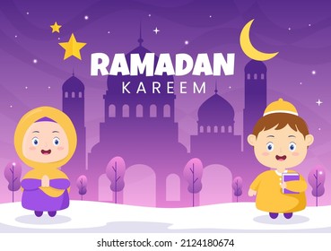 Ramadan Kareem Flach-Design-Illustration