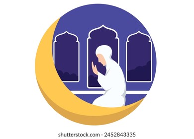 Ramadan Kareem Ilustración de diseño plano