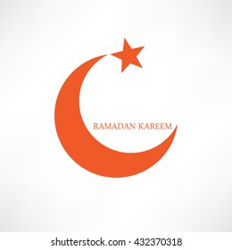 diseño gráfico plano ramadan kareem eps10 vector