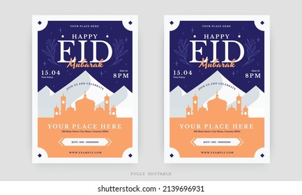 Ramadan Kareem Flyer. Ramadan Kareem set of posters or invitations design. decorative retro greeting card or invitation layout design