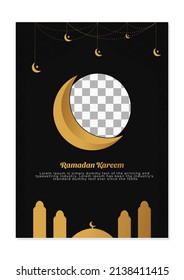 Ramadan Kareem Flyer. Geeignet für Inhalte mit islamischem Thema

