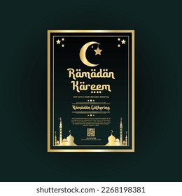 Ramadan Kareem Flyer Template Design
