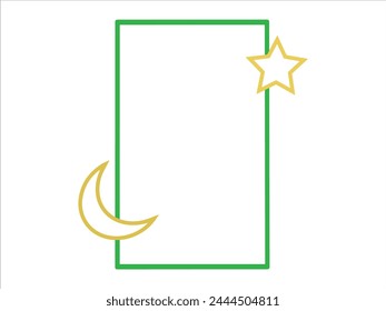 Ramadan Kareem Frame Background Illustration