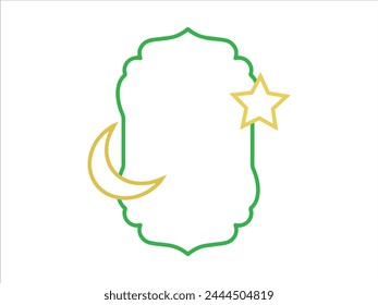 Ramadan Kareem Frame Background Illustration