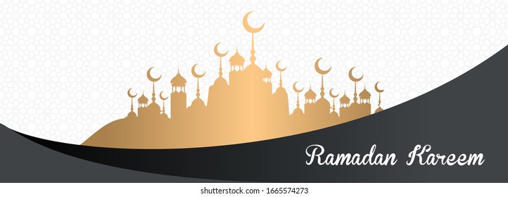 ramadan kareem gold black luxury background