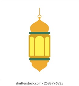 Ramadan Kareem gold lanterns vector design object. Islamic art Style Background. Symbols of Ramadan Mubarak, Hanging Gold Lanterns, arabic lamps, lanterns art vector and illustration