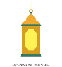 Ramadan Kareem gold lanterns vector design object. Islamic art Style Background. Symbols of Ramadan Mubarak, Hanging Gold Lanterns, arabic lamps, lanterns art vector and illustration