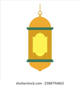 Ramadan Kareem gold lanterns vector design object. Islamic art Style Background. Symbols of Ramadan Mubarak, Hanging Gold Lanterns, arabic lamps, lanterns art vector and illustration