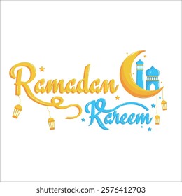 Ramadan kareem graphic design icon illustration use for t shirt, sticker, labels, and anything else