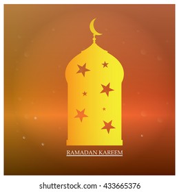 Ramadan Kareem Graphic design, Vector illustration