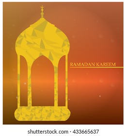 Ramadan Kareem Graphic design, Vector illustration