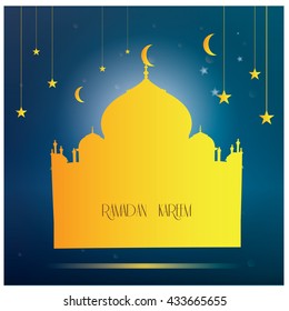 Ramadan Kareem Graphic design, Vector illustration