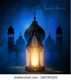 Ramadan Kareem, greeting background