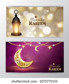 Ramadan Kareem, greeting background