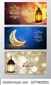 Ramadan Kareem, greeting background