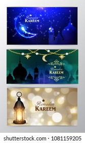 Ramadan Kareem, greeting background