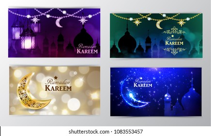 Ramadan Kareem, greeting background