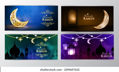 Ramadan Kareem, greeting background
