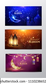 Ramadan Kareem, greeting background