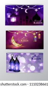 Ramadan Kareem, greeting background