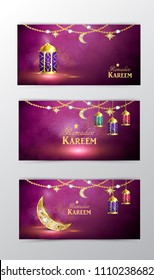 Ramadan Kareem, greeting background