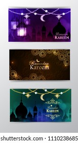 Ramadan Kareem, greeting background