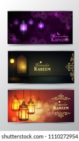 Ramadan Kareem, greeting background