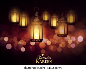 Ramadan Kareem, greeting background