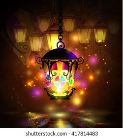 Ramadan Kareem, greeting background