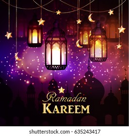 Ramadan Kareem, greeting background