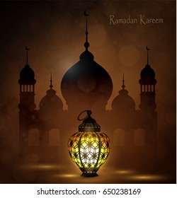 Ramadan Kareem, greeting background