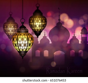 Ramadan Kareem, greeting background