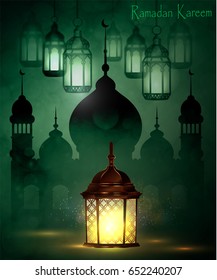 Ramadan Kareem, greeting background