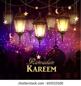 Ramadan Kareem, greeting background