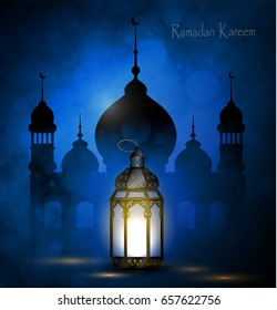 Ramadan Kareem, greeting background
