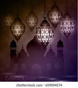 Ramadan Kareem, greeting background